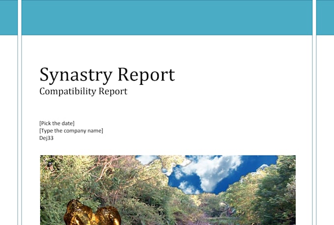 create a personalized relationship compatibility report